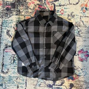 Boy’s Plaid Longsleeve Button Up Shirt